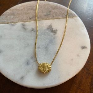 Alex + Ani Lotus Flower Necklace